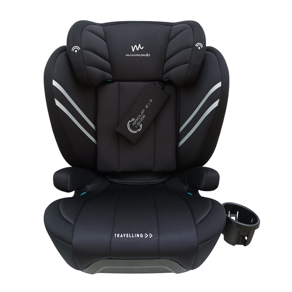 Asiento elevador de coche con base isofix